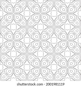 Vector geometric pattern. Repeating elements stylish background abstract ornament for wallpapers and 

backgrounds. Black and white colors 