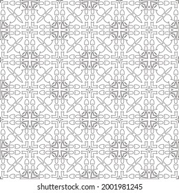 Vector geometric pattern. Repeating elements stylish background abstract ornament for wallpapers and 

backgrounds. Black and white colors 