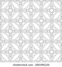 Vector geometric pattern. Repeating elements stylish background abstract ornament for wallpapers and 

backgrounds. Black and white colors 