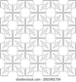 Vector geometric pattern. Repeating elements stylish background abstract ornament for wallpapers and 

backgrounds. Black and white colors 