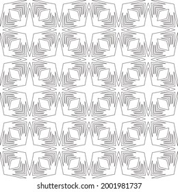 Vector geometric pattern. Repeating elements stylish background abstract ornament for wallpapers and 

backgrounds. Black and white colors 