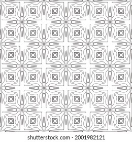 Vector geometric pattern. Repeating elements stylish background abstract ornament for wallpapers and 

backgrounds. Black and white colors 