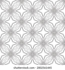 Vector geometric pattern. Repeating elements stylish background abstract ornament for wallpapers and 

backgrounds. Black and white colors 