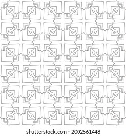 Vector geometric pattern. Repeating elements stylish background abstract ornament for wallpapers and 

backgrounds. Black and white colors 