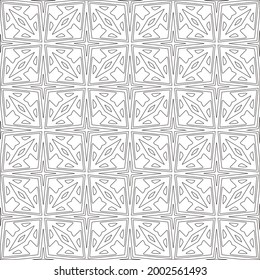 Vector geometric pattern. Repeating elements stylish background abstract ornament for wallpapers and 

backgrounds. Black and white colors 