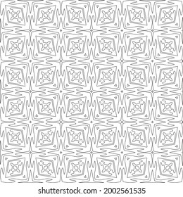 Vector geometric pattern. Repeating elements stylish background abstract ornament for wallpapers and 

backgrounds. Black and white colors 