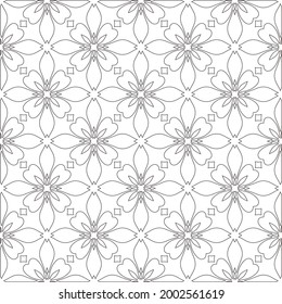 Vector geometric pattern. Repeating elements stylish background abstract ornament for wallpapers and 

backgrounds. Black and white colors 
