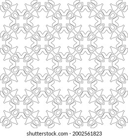 Vector geometric pattern. Repeating elements stylish background abstract ornament for wallpapers and 

backgrounds. Black and white colors 