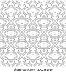 Vector geometric pattern. Repeating elements stylish background abstract ornament for wallpapers and 

backgrounds. Black and white colors 