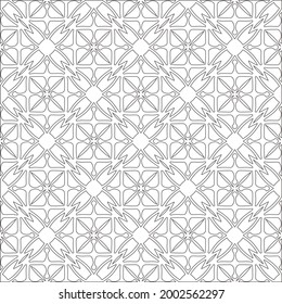 Vector geometric pattern. Repeating elements stylish background abstract ornament for wallpapers and 

backgrounds. Black and white colors 