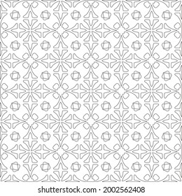 Vector geometric pattern. Repeating elements stylish background abstract ornament for wallpapers and 

backgrounds. Black and white colors 