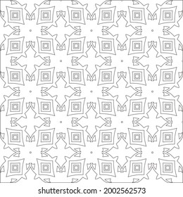Vector geometric pattern. Repeating elements stylish background abstract ornament for wallpapers and 

backgrounds. Black and white colors 
