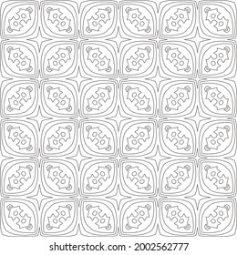 Vector geometric pattern. Repeating elements stylish background abstract ornament for wallpapers and backgrounds. Black and white colors 