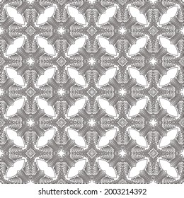 Vector geometric pattern. Repeating elements stylish background abstract ornament for wallpapers and 

backgrounds. Black and white colors 