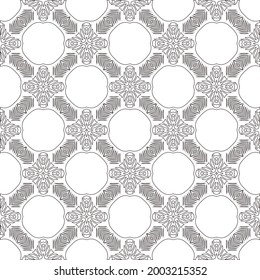 Vector geometric pattern. Repeating elements stylish background abstract ornament for wallpapers and 

backgrounds. Black and white colors 
