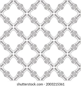 Vector geometric pattern. Repeating elements stylish background abstract ornament for wallpapers and 

backgrounds. Black and white colors 