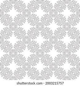 Vector geometric pattern. Repeating elements stylish background abstract ornament for wallpapers and 

backgrounds. Black and white colors 