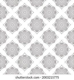 Vector geometric pattern. Repeating elements stylish background abstract ornament for wallpapers and 

backgrounds. Black and white colors 
