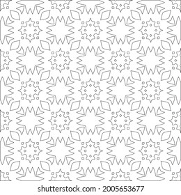 Vector geometric pattern. Repeating elements stylish background abstract ornament for wallpapers and 

backgrounds. Black and white pattern.