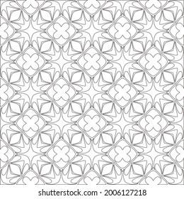 Vector geometric pattern. Repeating elements stylish background abstract ornament for wallpapers and 

backgrounds. Black and white pattern.