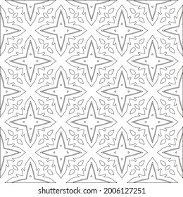 Vector geometric pattern. Repeating elements stylish background abstract ornament for wallpapers and 

backgrounds. Black and white pattern.