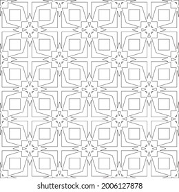 Vector geometric pattern. Repeating elements stylish background abstract ornament for wallpapers and 

backgrounds. Black and white pattern.