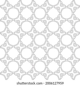 Vector geometric pattern. Repeating elements stylish background abstract ornament for wallpapers and 

backgrounds. Black and white pattern.