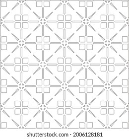 Vector geometric pattern. Repeating elements stylish background abstract ornament for wallpapers and 

backgrounds. Black and white pattern.