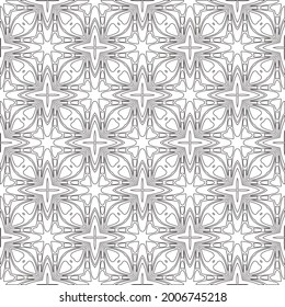 Vector geometric pattern. Repeating elements stylish background abstract ornament for wallpapers and backgrounds. Black and white pattern.
