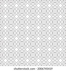 Vector geometric pattern. Repeating elements stylish background abstract ornament for wallpapers and backgrounds. Black and white pattern.
