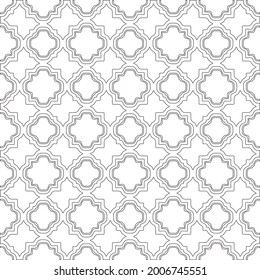 
Vector geometric pattern. Repeating elements stylish background abstract ornament for wallpapers and backgrounds. Black and white pattern.