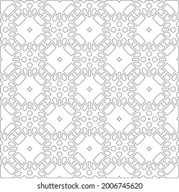 
Vector geometric pattern. Repeating elements stylish background abstract ornament for wallpapers and backgrounds. Black and white pattern.