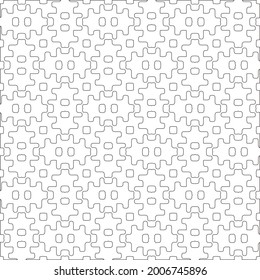 Vector geometric pattern. Repeating elements stylish background abstract ornament for wallpapers and backgrounds. Black and white pattern.
