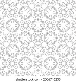 
Vector geometric pattern. Repeating elements stylish background abstract ornament for wallpapers and backgrounds. Black and white pattern.