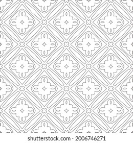 
Vector geometric pattern. Repeating elements stylish background abstract ornament for wallpapers and backgrounds. Black and white pattern.