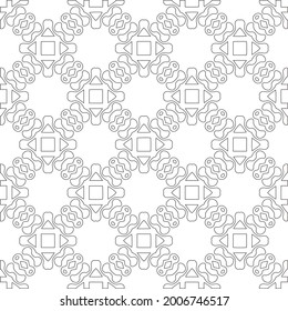 
Vector geometric pattern. Repeating elements stylish background abstract ornament for wallpapers and backgrounds. Black and white pattern.