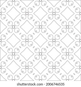 
Vector geometric pattern. Repeating elements stylish background abstract ornament for wallpapers and backgrounds. Black and white pattern.