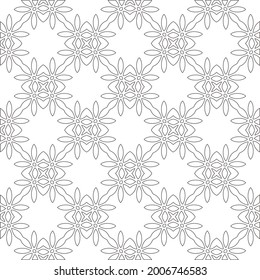 
Vector geometric pattern. Repeating elements stylish background abstract ornament for wallpapers and backgrounds. Black and white pattern.