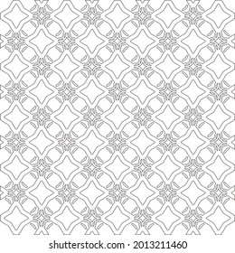 Vector geometric pattern. Repeating elements stylish background abstract ornament for wallpapers and backgrounds. Black and white pattern.