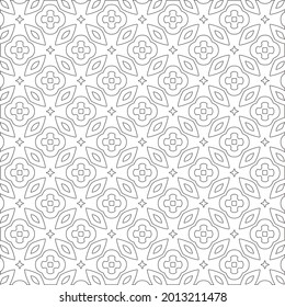 Vector geometric pattern. Repeating elements stylish background abstract ornament for wallpapers and backgrounds. Black and white pattern.