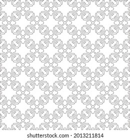 Vector geometric pattern. Repeating elements stylish background abstract ornament for wallpapers and backgrounds. Black and white pattern.