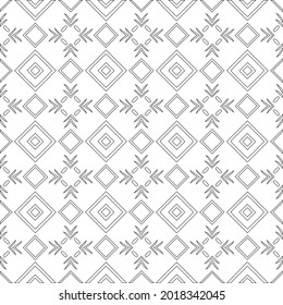 Vector geometric pattern. Repeating elements stylish background abstract ornament for wallpapers and backgrounds. Black and white pattern.
