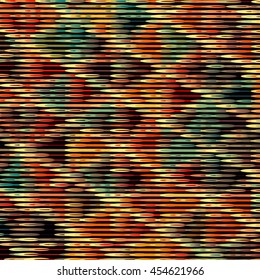 Vector geometric pattern with rhombus shapes and grunge texture.