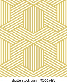 Vector geometric pattern. Seamless braided linear pattern.