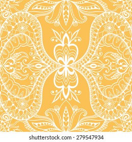 Vector geometric pattern with seamless texture. Tribal ethnic ornament.