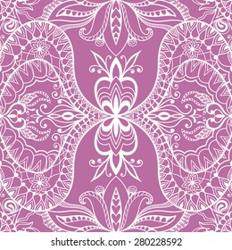 Vector geometric pattern with seamless texture. Tribal ethnic ornament.