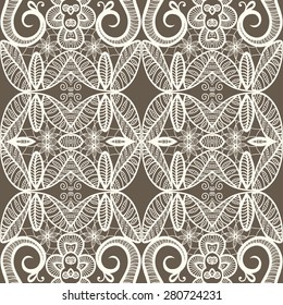 Vector geometric pattern with seamless texture. Tribal ethnic ornament.
