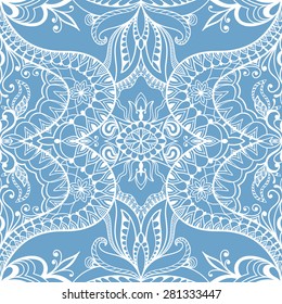 Vector geometric pattern with seamless texture. Tribal ethnic ornament.