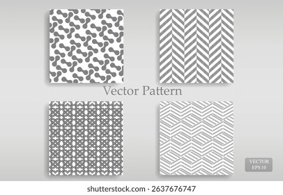 Vector geometric pattern set.hexagon circle and triangle wallpaper