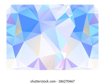 Vector geometric pattern with geometric shapes